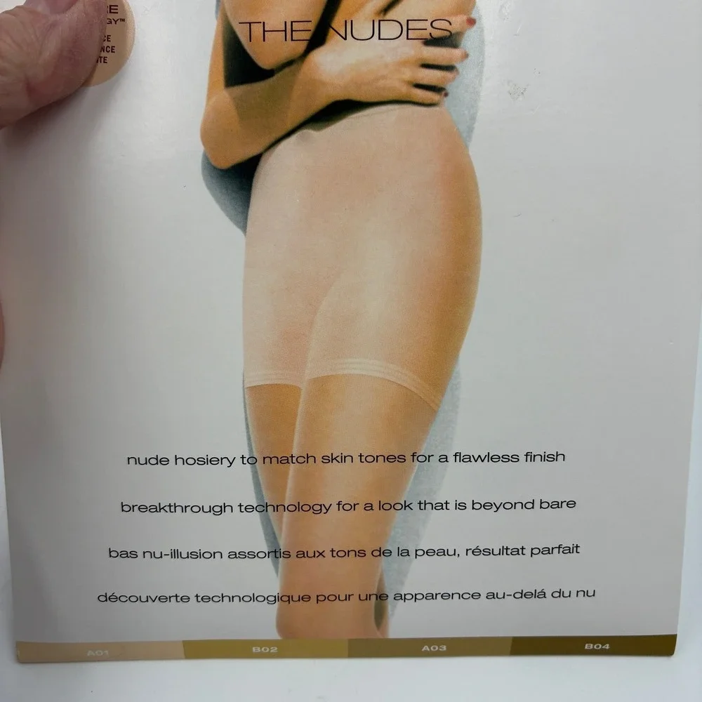 Donna Karan Lot of 3 Hosiery The‎ Nudes Whisper Weight Mini Toner Tall 5 Denier